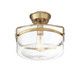 Msemi One Light Semi-Flush Mount (M60011NB)
