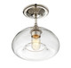 Msemi One Light Semi-Flush Mount in Polished Nickel (446-M60017PN)