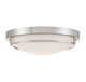 Meridian - M60019PN - Two Light Flush Mount - Mflus - Polished Nickel