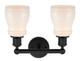 Edison Two Light Bath Vanity (616-2W-BK-G391)
