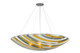 Meyda Tiffany - 109210 - Four Light Pendant - Metro Fusion - Nickel