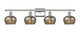 Innovations - 516-4W-PN-G96 - Four Light Bath Vanity - Ballston - Polished Nickel