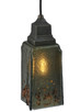 Meyda Tiffany - 121316 - One Light Mini Pendant - Metro Fusion - Craftsman Brown