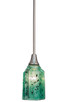 Meyda Tiffany - 122590 - One Light Pendant - Metro Fusion - Black MetalBrushed Nickel