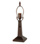Meyda Tiffany - 139859 - One Light Table Base - Mission - Mahogany Bronze