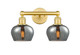 Innovations - 616-2W-SG-G93 - Two Light Bath Vanity - Edison - Satin Gold