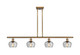 Innovations - 516-4I-BB-G92-LED - LED Island Pendant - Ballston - Brushed Brass