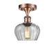 Innovations - 516-1C-AC-G92 - One Light Semi-Flush Mount - Ballston - Antique Copper