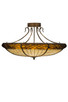 Greenbriar Oak Six Light Semi-Flushmount (181915)