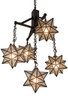 Moravian Star Five Light Chandelier (184367)