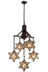 Moravian Star Five Light Chandelier (184367)