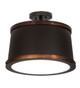 Meyda Tiffany - 190873 - LED Semi-Flushmount - Cilindro - Oil Rubbed Bronze & Vintage Copper
