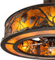 Whispering Pines Eight Light Chandel-Air in Oil Rubbed Bronze (57-219293)