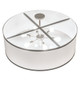 Cilindro Six Light Semi-Flushmount (223579)