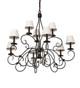 Grace Ten Light Chandelier in Timeless Bronze (57-224138)
