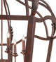 Citadel 12 Light Pendant in Rusty Nail Textured (57-227873)