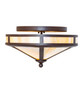 Craftsman Two Light Flushmount (22957)