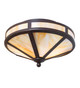 Craftsman Two Light Flushmount (22957)
