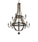 Barrel Stave 12 Light Chandelier (230170)