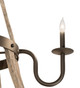 Barrel Stave 12 Light Chandelier (230170)