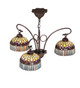 Tiffany Candice Three Light Chandelier (231065)