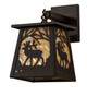 Meyda Tiffany - 237280 - One Light Wall Sconce - Elk at Dawn - Oil Rubbed Bronze