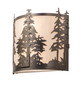 Meyda Tiffany - 240270 - LED Wall Sconce - Tall Pines - Exterior Oil Rubbed Bronze