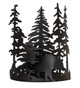Bear Through the Trees One Light Wall Sconce (241558)