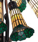 Stained Glass Pond Lily 12 Light Chandelier (251604)