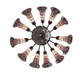 Stained Glass Pond Lily 12 Light Chandelier (251607)