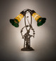 Stained Glass Pond Lily Two Light Table Lamp (251675)