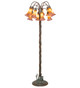 Meyda Tiffany - 262118 - 12 Light Floor Lamp - Amber/Purple - Bronze