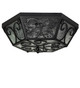 Camilla Three Light Flushmount in Blackwash (57-262943)
