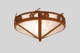 Meyda Tiffany - 26393 - Two Light Flushmount - Motorcycle - Rust