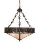 Craftsman Four Light Inverted Pendant (26923)