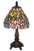 Meyda Tiffany - 27294 - One Light Mini Lamp - Wisteria - Mahogany Bronze
