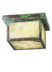 Meyda Tiffany - 38507 - One Light Flushmount - Hyde Park - Verdigris