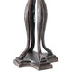 Tiffany Fishscale Three Light Table Lamp in Mahogany Bronze (57-38594)