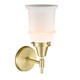 LED Wall Sconce (447-1W-SB-G181-LED)