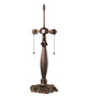 Meyda Tiffany - 151770 - Two Light Table Base - Hex Berry Flowers - Mahogany Bronze