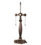 Hex Berry Flowers Two Light Table Base (151770)