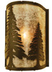 Meyda Tiffany - 68169 - One Light Wall Sconce - Tall Pines - Antique Copper