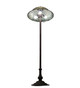 Fishscale Three Light Floor Lamp in Mahogany Bronze (57-71245)