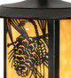 Winter Pine One Light Post Mount (90592)