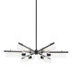 Mitzi - H326806-SBK - Six Light Chandelier - Ariel - Soft Black