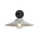 Croma One Light Wall Sconce (5096-OWL15 BLK-WGY-SB)