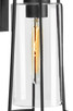 Cere One Light Wall Sconce in Matte Black (185-1241-MB-CL)