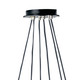 Flame 12 Light Chandelier (9775-MBCH-CLGR)