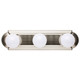 Three Light Vanity in Brushed Nickel (72-60-300)