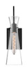 Bahari One Light Wall Sconce in Black (72-60-6877)